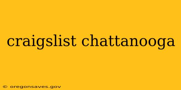 craigslist chattanooga