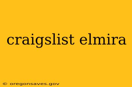 craigslist elmira