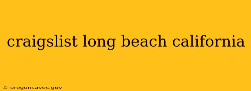 craigslist long beach california