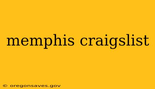 memphis craigslist