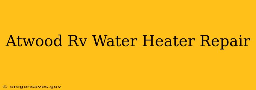 Atwood Rv Water Heater Repair