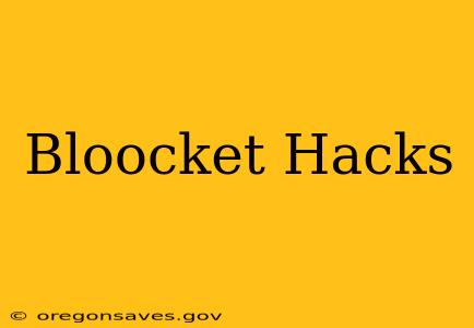 Bloocket Hacks