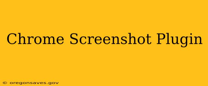 Chrome Screenshot Plugin