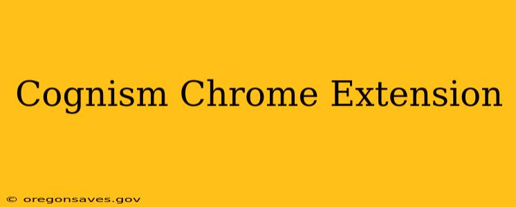 Cognism Chrome Extension