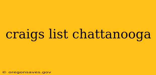 craigs list chattanooga