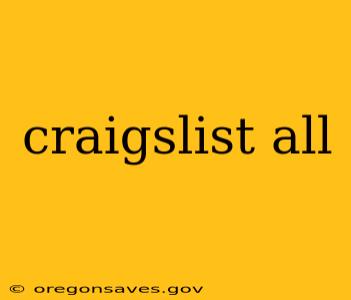 craigslist all