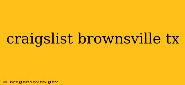 craigslist brownsville tx