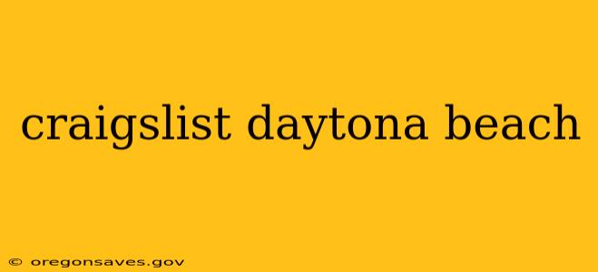 craigslist daytona beach