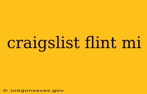 craigslist flint mi