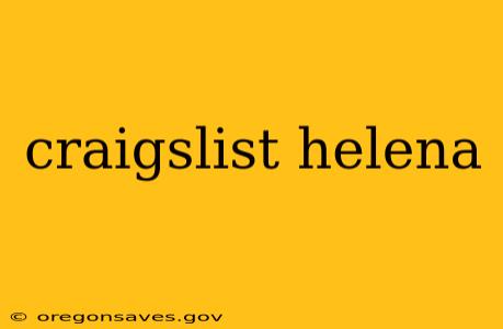 craigslist helena