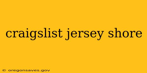 craigslist jersey shore
