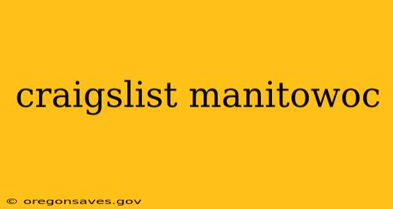 craigslist manitowoc