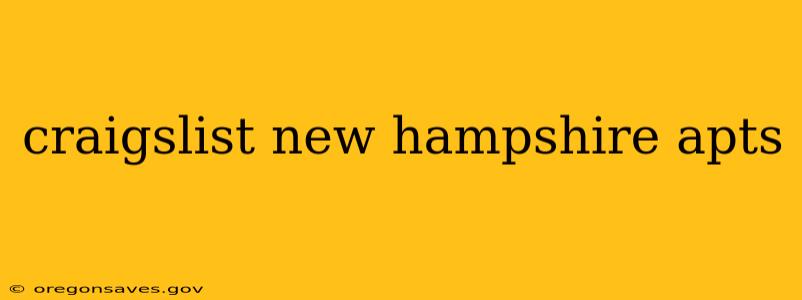 craigslist new hampshire apts