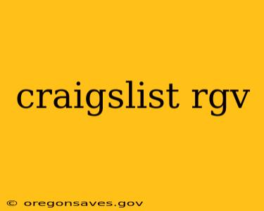 craigslist rgv