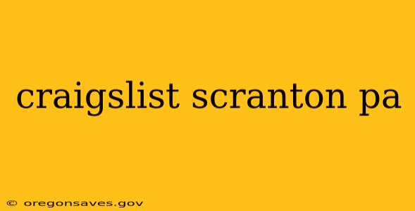 craigslist scranton pa