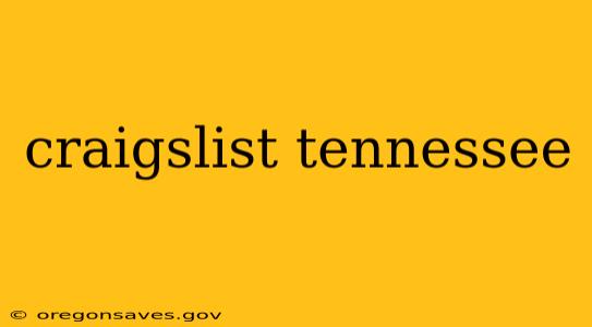 craigslist tennessee