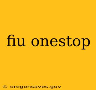 fiu onestop
