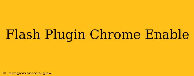 Flash Plugin Chrome Enable