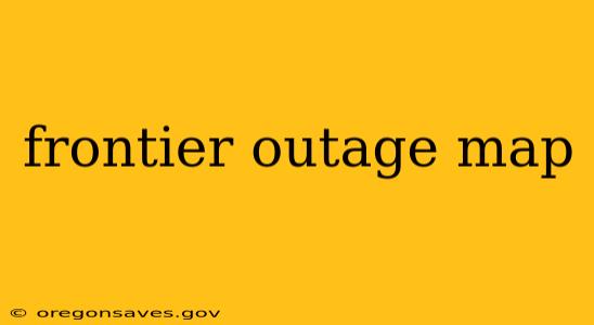 frontier outage map