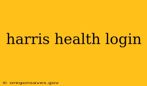 harris health login