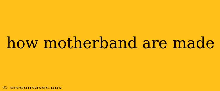 how motherband are made