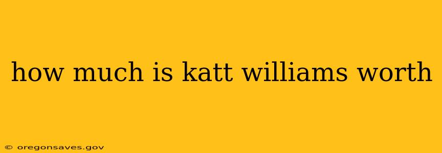 how much is katt williams worth