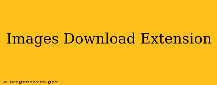 Images Download Extension