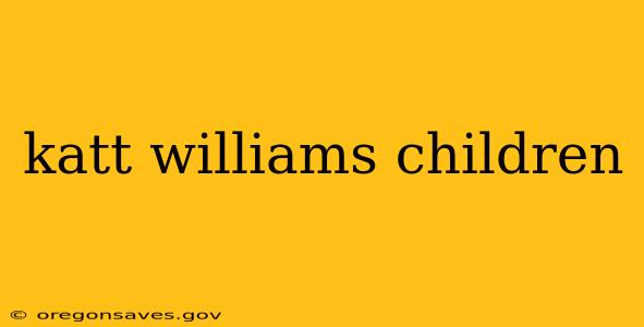 katt williams children