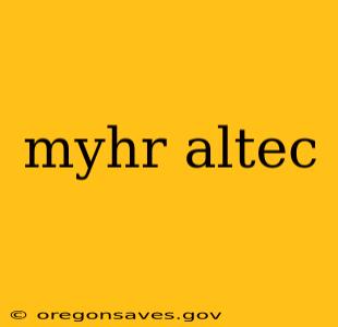 myhr altec
