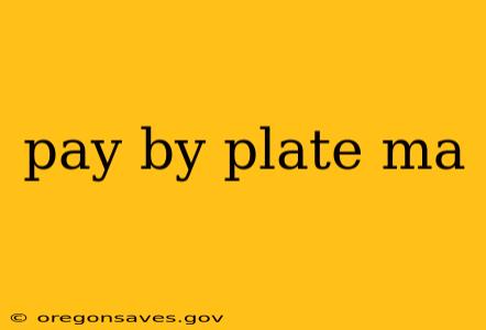 pay by plate ma