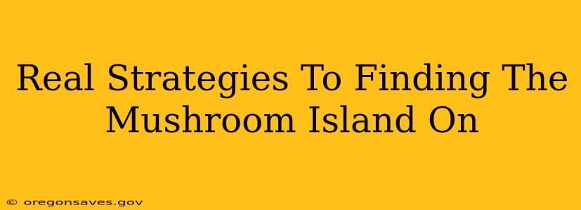Real Strategies To Finding The Mushroom Island On