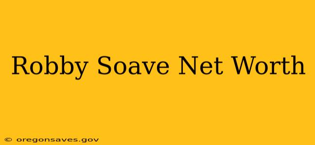 Robby Soave Net Worth
