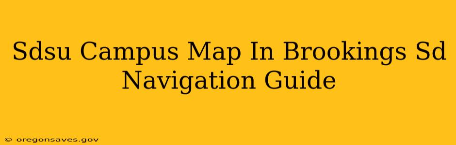 Sdsu Campus Map In Brookings Sd Navigation Guide