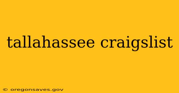 tallahassee craigslist