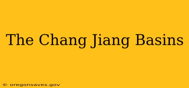The Chang Jiang Basins
